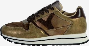 Scarpa stringata sportiva di victoria in marrone: frontale