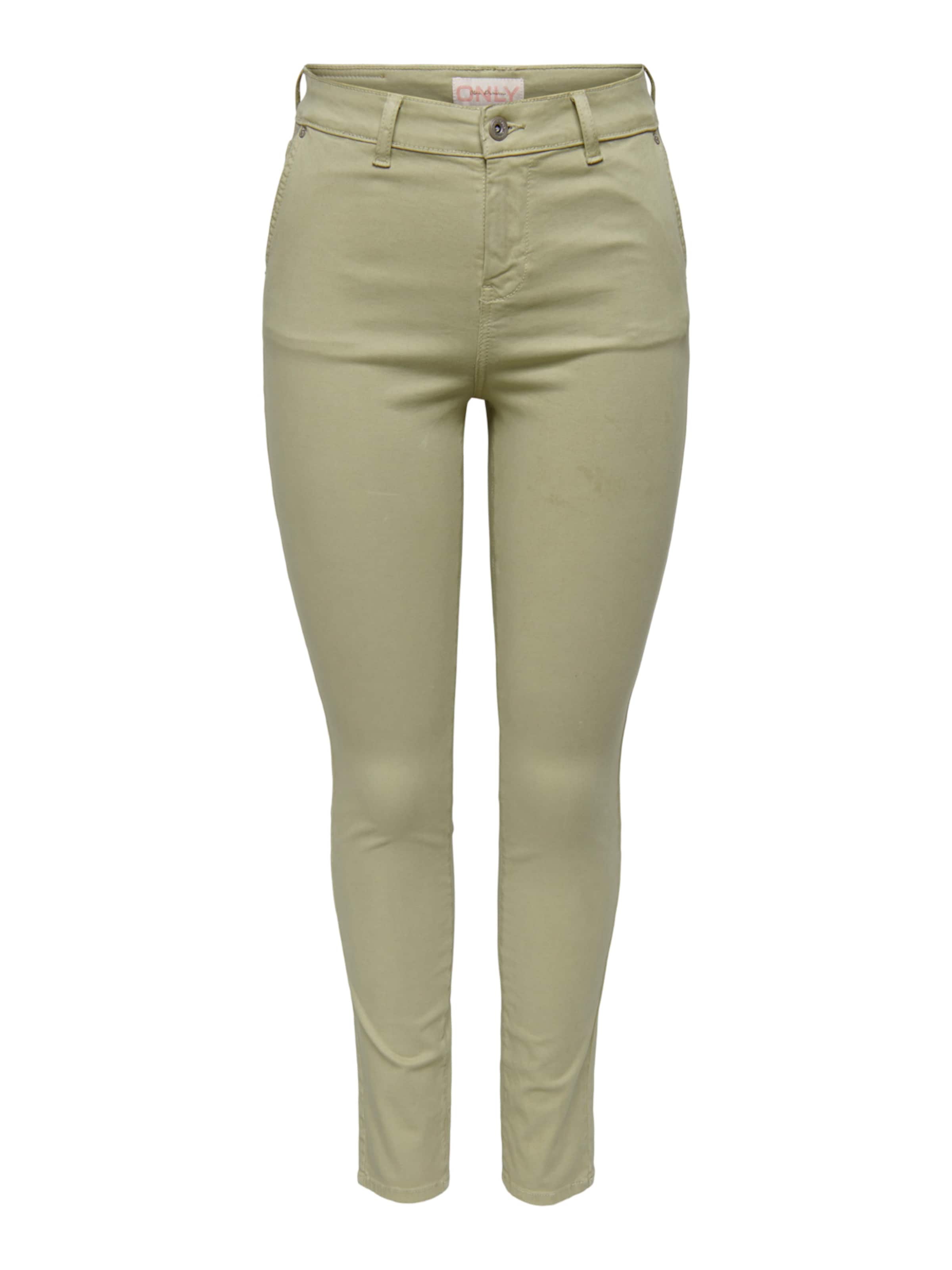 ONLY Skinny Broek 'EVEREST ' in Groen: voorkant