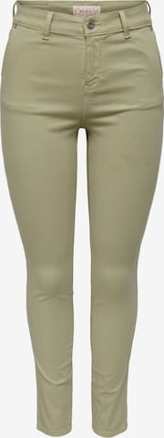 Skinny Pantaloni 'EVEREST ' di ONLY in verde: frontale