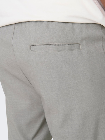 Only & Sons Regular Trousers 'LINUS' in Grey