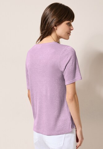 CECIL Glitzerndes T-Shirt in Pink