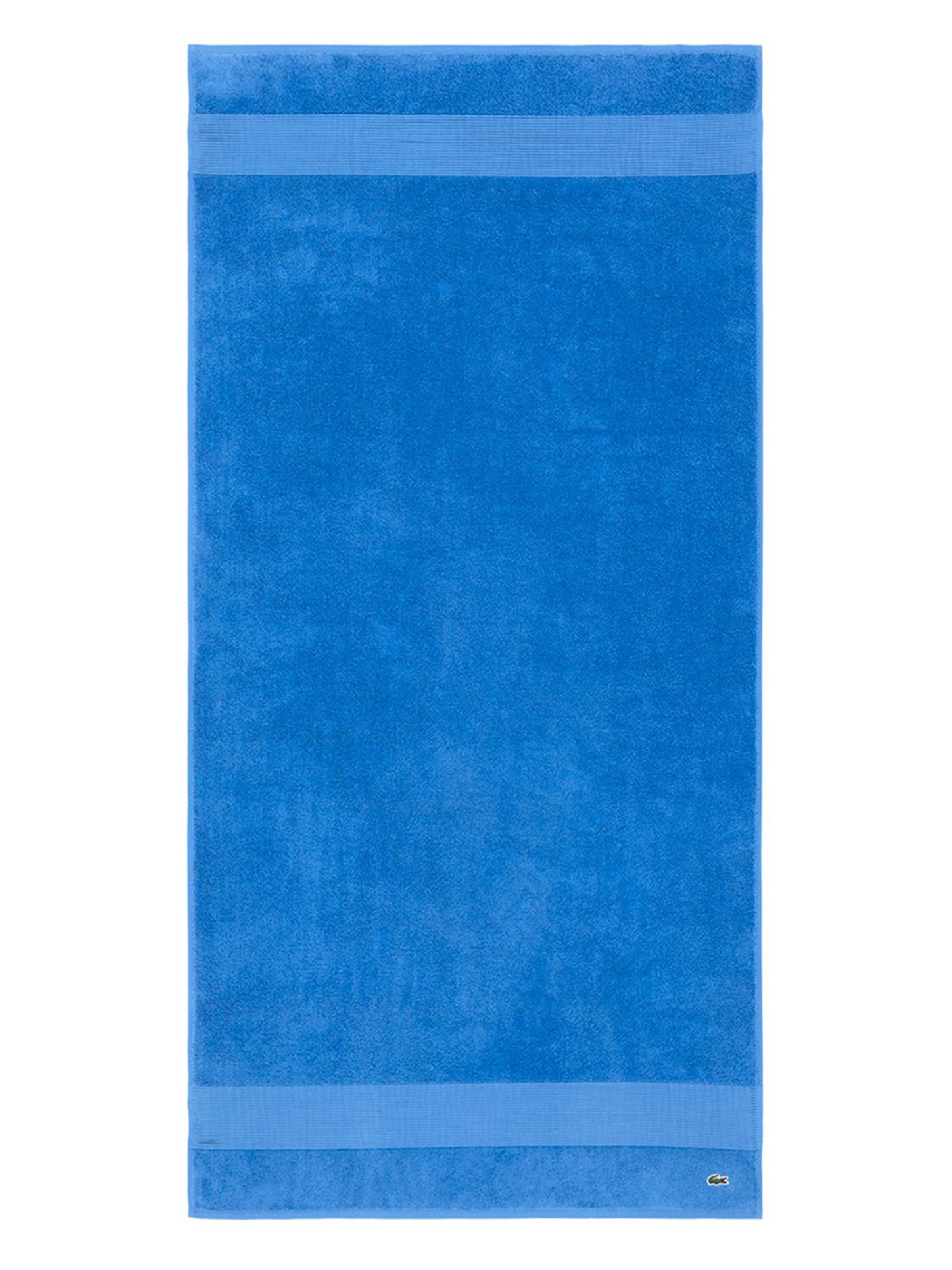 LACOSTE Handtuch 'LLECROCO'‌‌‌‌‌ in Blau: Vorderseite