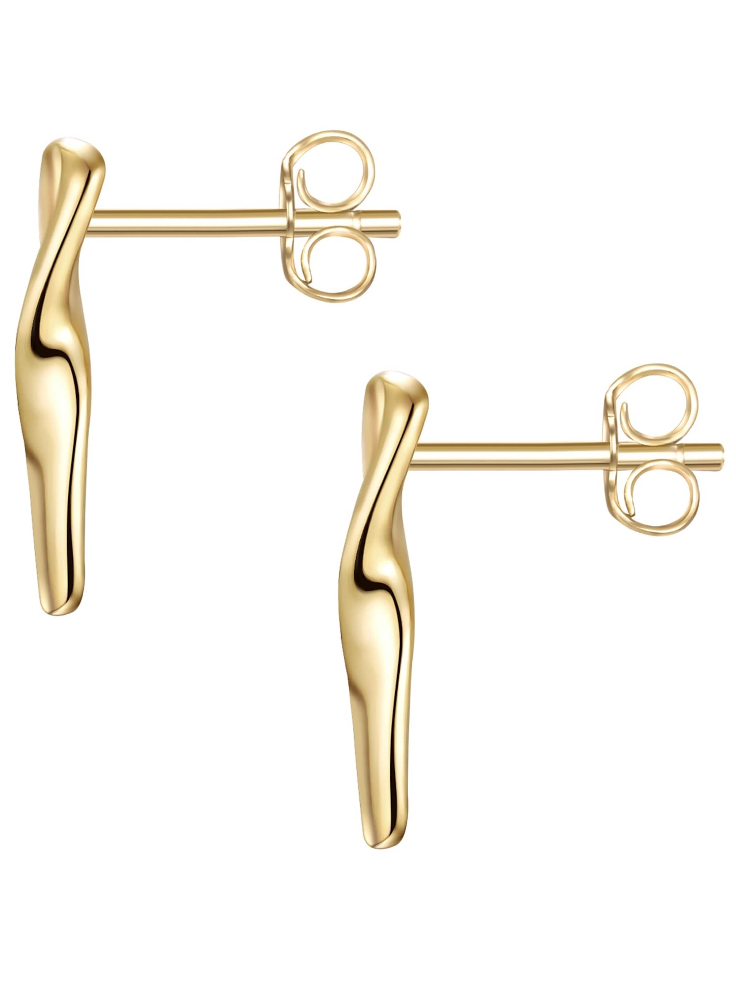 Lulu & Jane Oorbellen in Goud