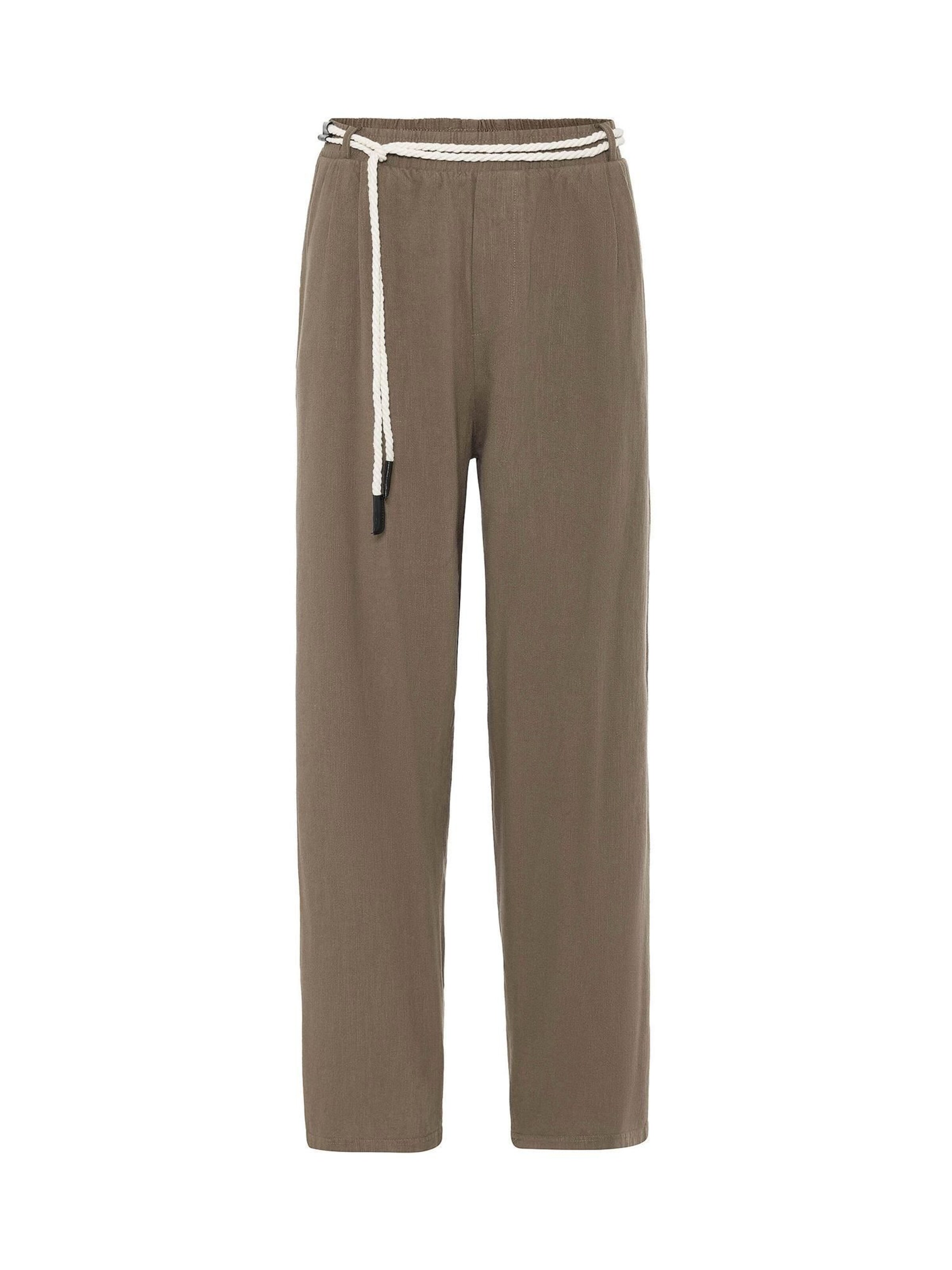 Dandalo Baggy Παντελόνι σε καφέ: μπροστά