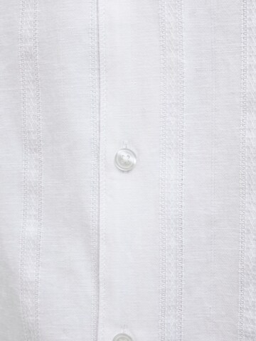 JACK & JONES Comfort fit Button Up Shirt 'JPRCCMontana' in White