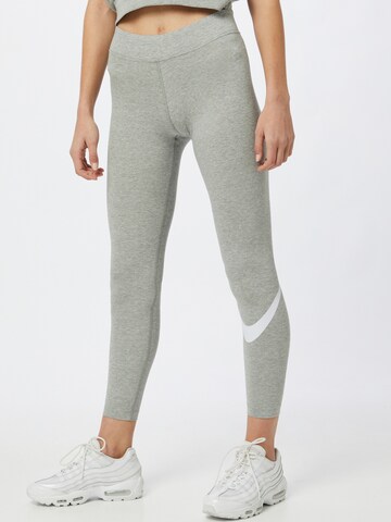 NIKE Skinny Legginsy 'Essential' w kolorze szary: przód