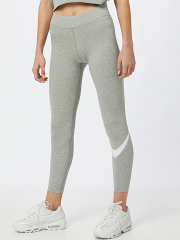 NIKE Skinny Leggings 'Essential' - szürke: elől