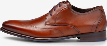 Floris van Bommel Lace-Up Shoes 'De Stijler 42' in Brown: front
