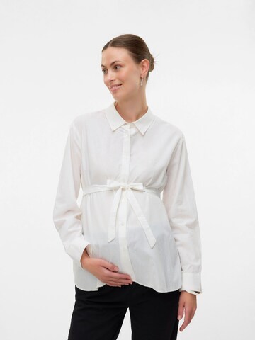 MAMALICIOUS Bluse in Weiß: Vorderseite