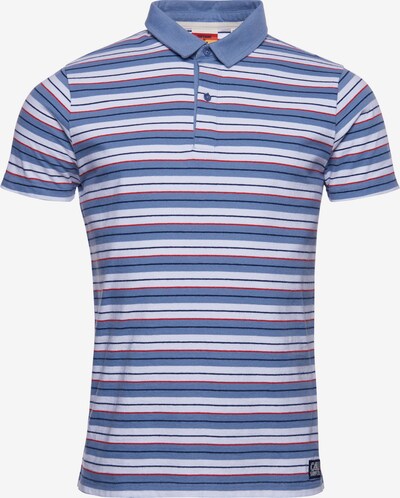 Superdry Polohemd in blau / blutrot / weiß, Produktansicht
