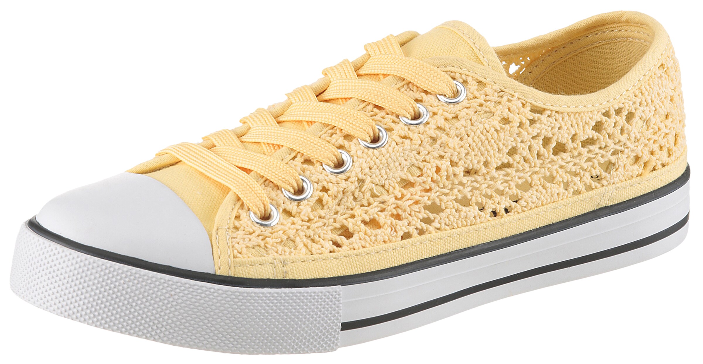 Aniston Sneakers in Yellow: front