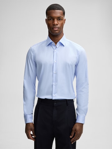 STRELLSON Slim fit Zakelijk overhemd 'Santos' in Blauw: voorkant