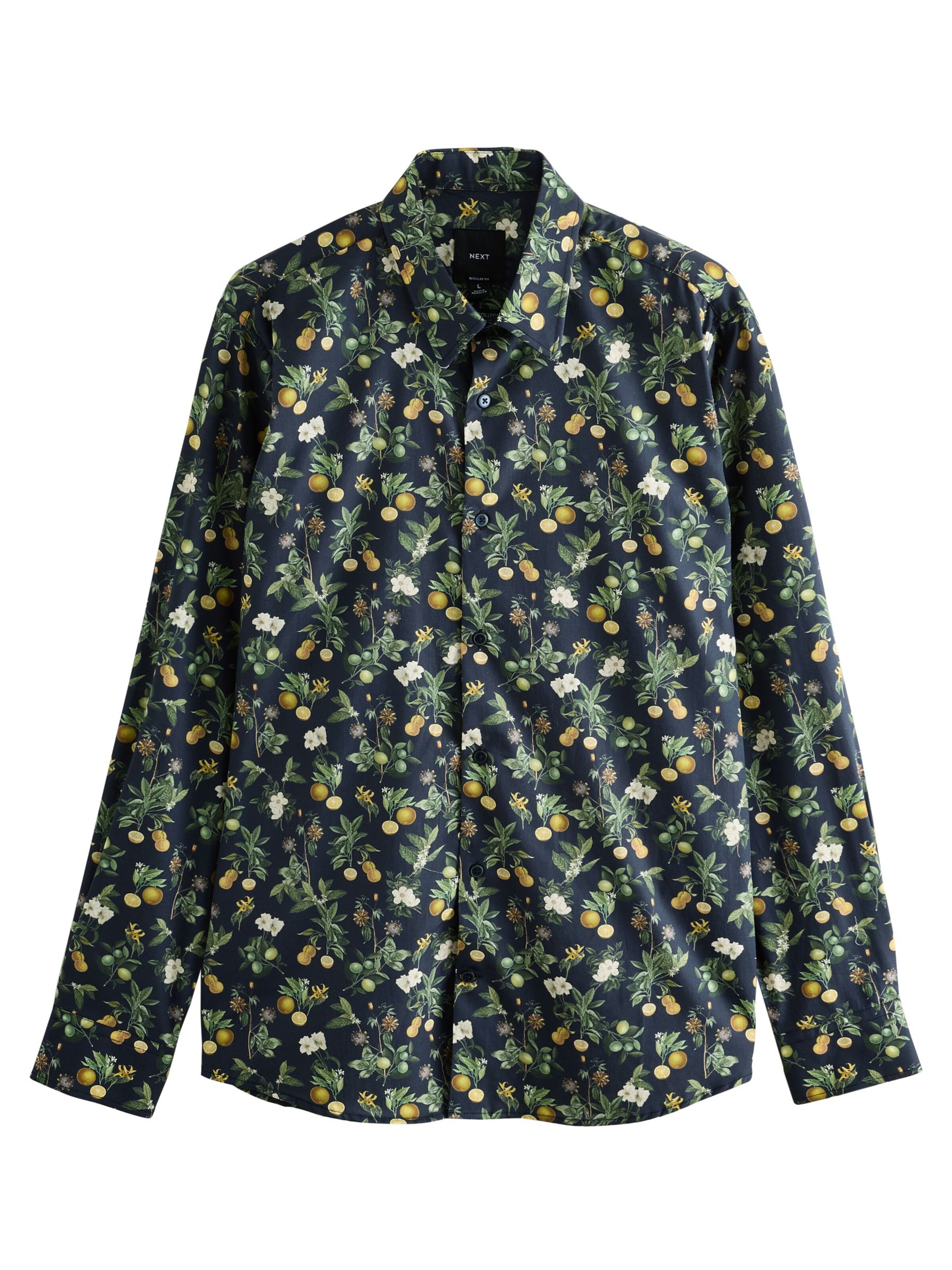 Next Regular fit Ing 'Kew Garden' - kék: elől