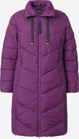 Ulla Popken Winter jacket in Purple: front