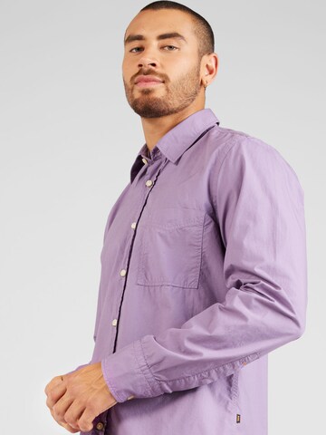 BOSS Regular fit Button Up Shirt 'Relegant 6' in Purple