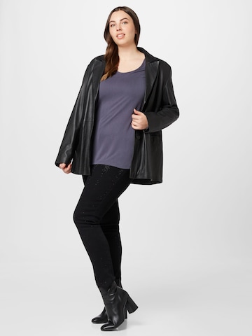 Vero Moda Curve Tričko 'Filli' – modrá