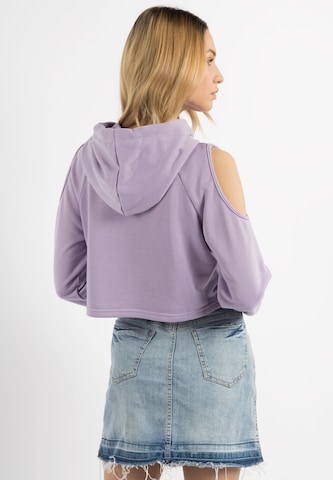 Sweat-shirt IZIA en violet