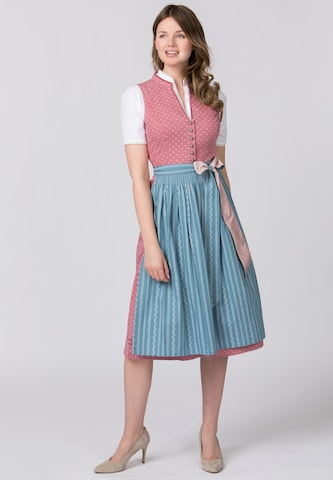 STOCKERPOINT Dirndl in Blauw: voorkant