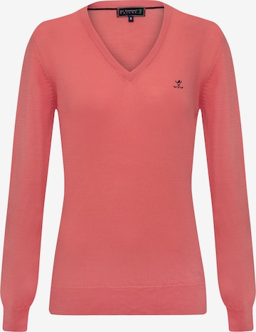 Pullover 'Verty' di Sir Raymond Tailor in rosa: frontale