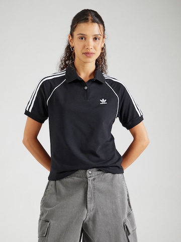 ADIDAS ORIGINALS Shirt in Zwart: voorkant