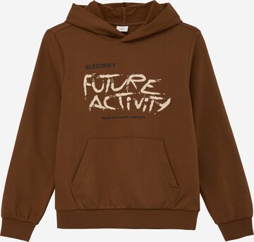 s.Oliver Sweatshirt in Brown: front