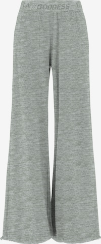 DEHA Wide Leg Sporthose in Grau: Vorderseite