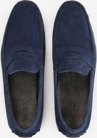 Mocassin Kazar en bleu