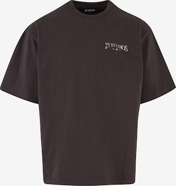 2Y Studios T-shirt 'Insignia' i svart: framsida