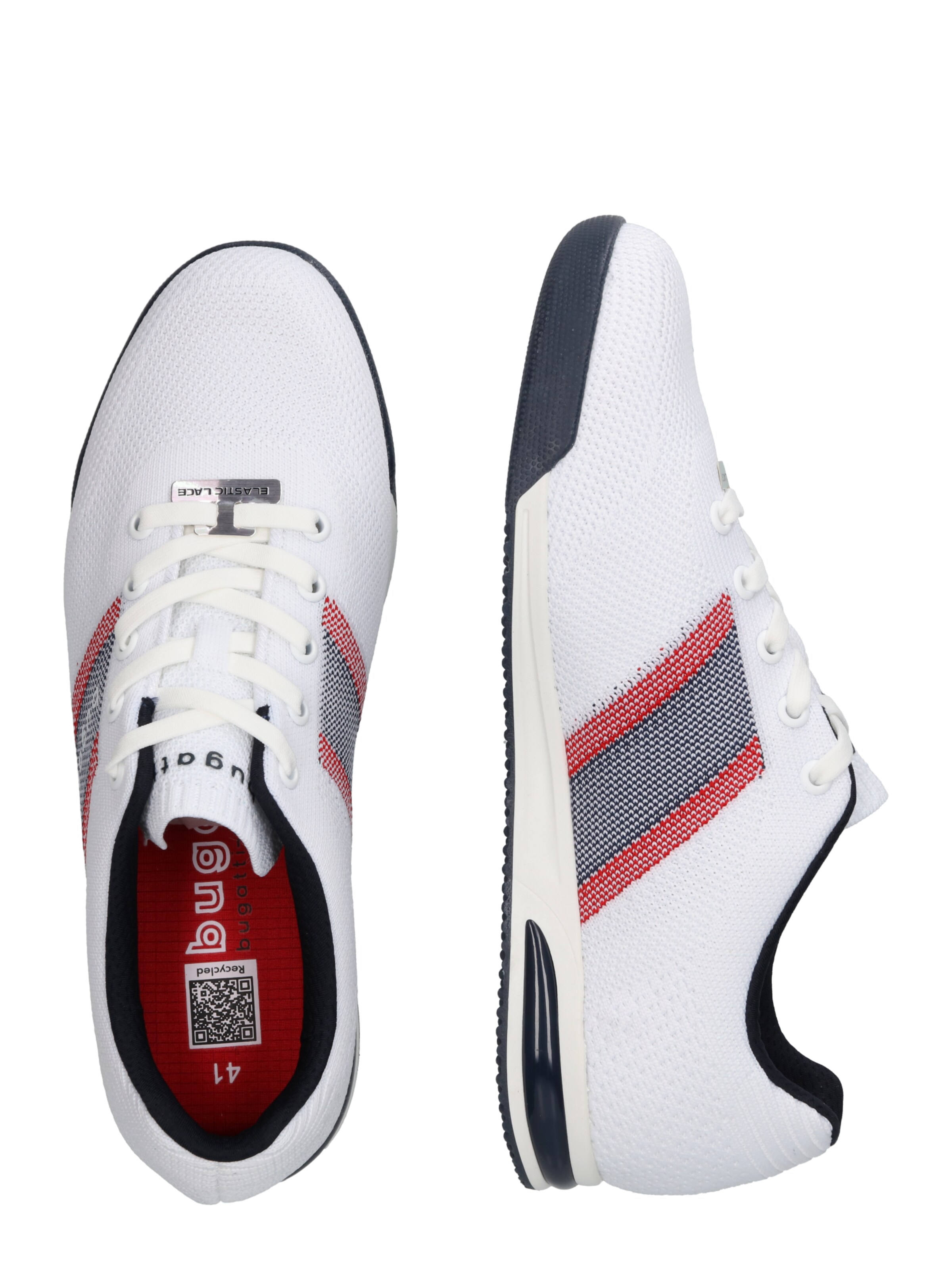 bugatti Σνίκερ χαμηλό 'Trevor' σε λευκό