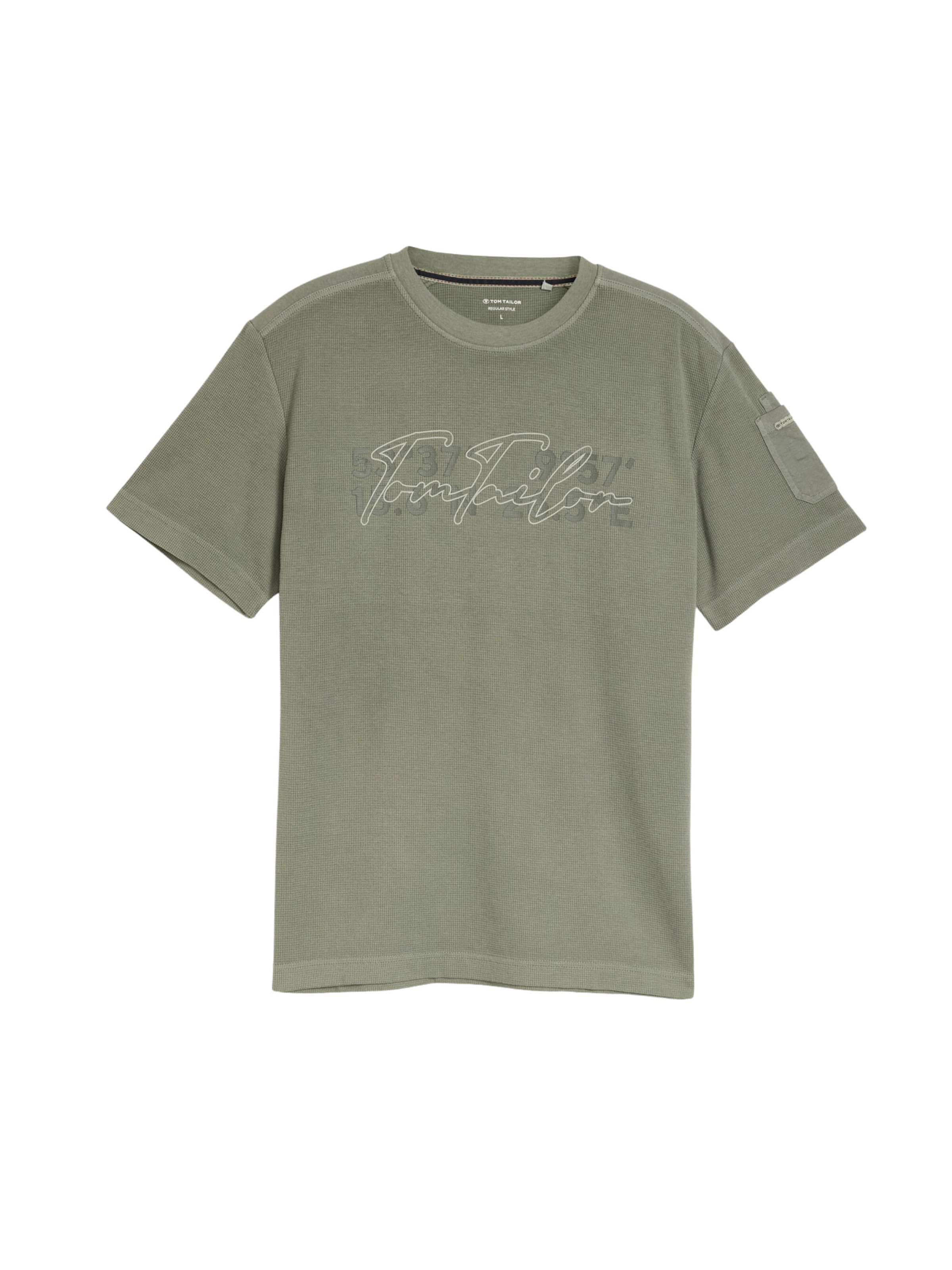 TOM TAILOR Shirt in Green: front