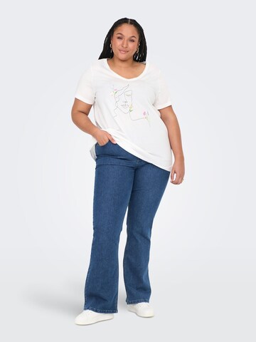ONLY Carmakoma - Bootcut Vaquero 'CARHush' en azul