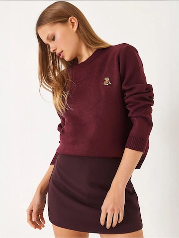 Pull-over 'Pullover' Bianco Lucci en rouge : devant