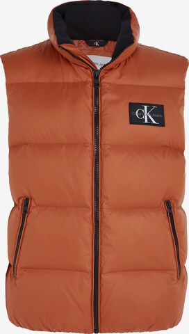 Gilet Calvin Klein Jeans en orange : devant