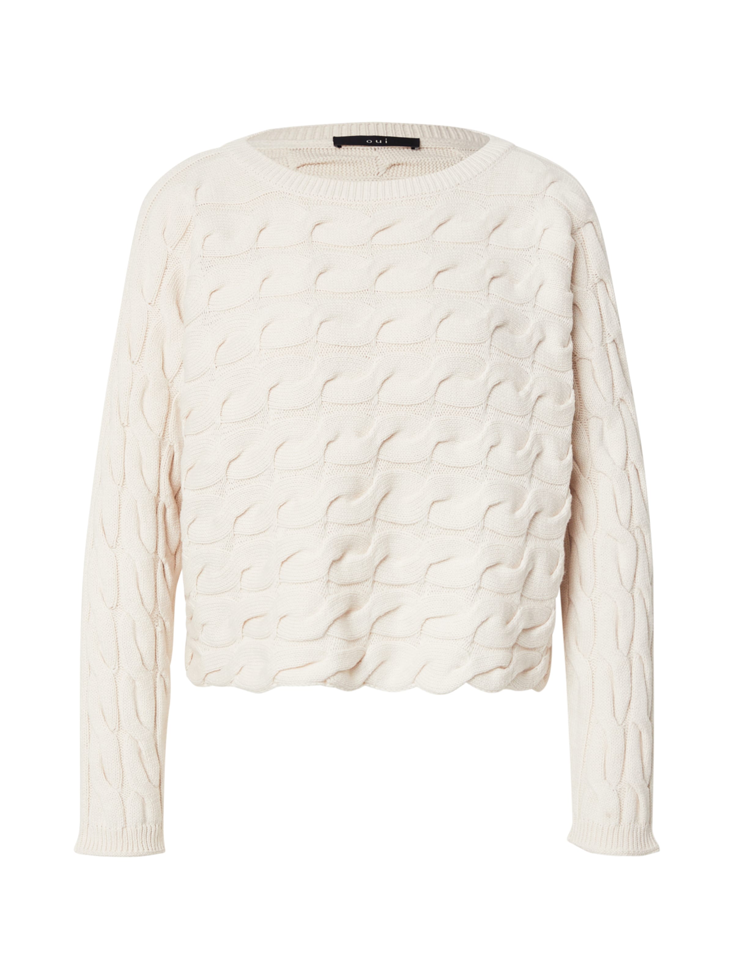 OUI Sweater 'SIRAH' in White: front