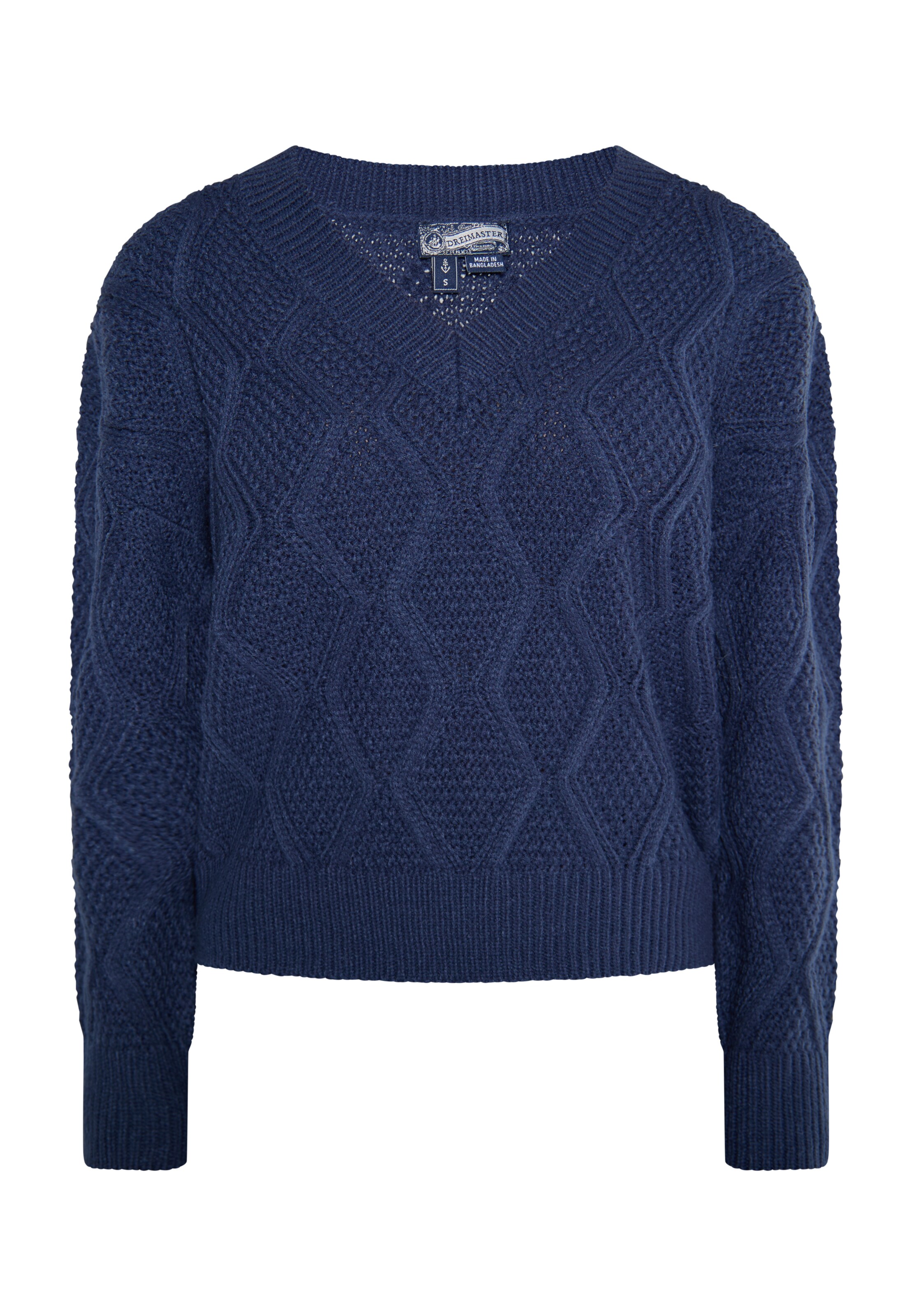 DreiMaster Vintage Neulepaita värissä sininen: etupuoli