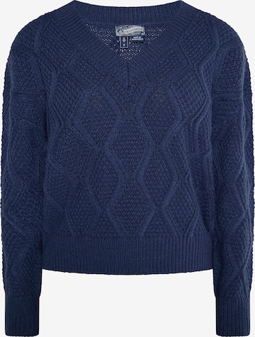 DreiMaster Vintage Sweater in Blue: front