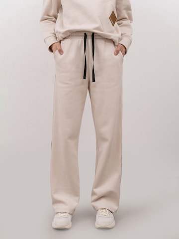 4TAILORS regular Bukser i beige: forside