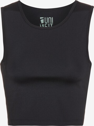 UNIFIT Sports Top in Black: front