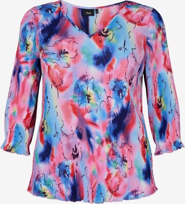 Zizzi Blouse 'CACATHRINE' in Lila: voorkant