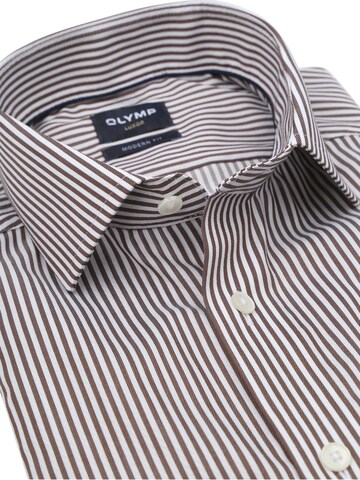 OLYMP Regular Fit Hemd 'Luxor'‌‌‌‌‌‌‌‌‌ in Braun
