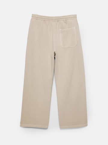 Pull&Bear Wide leg Pants in Beige