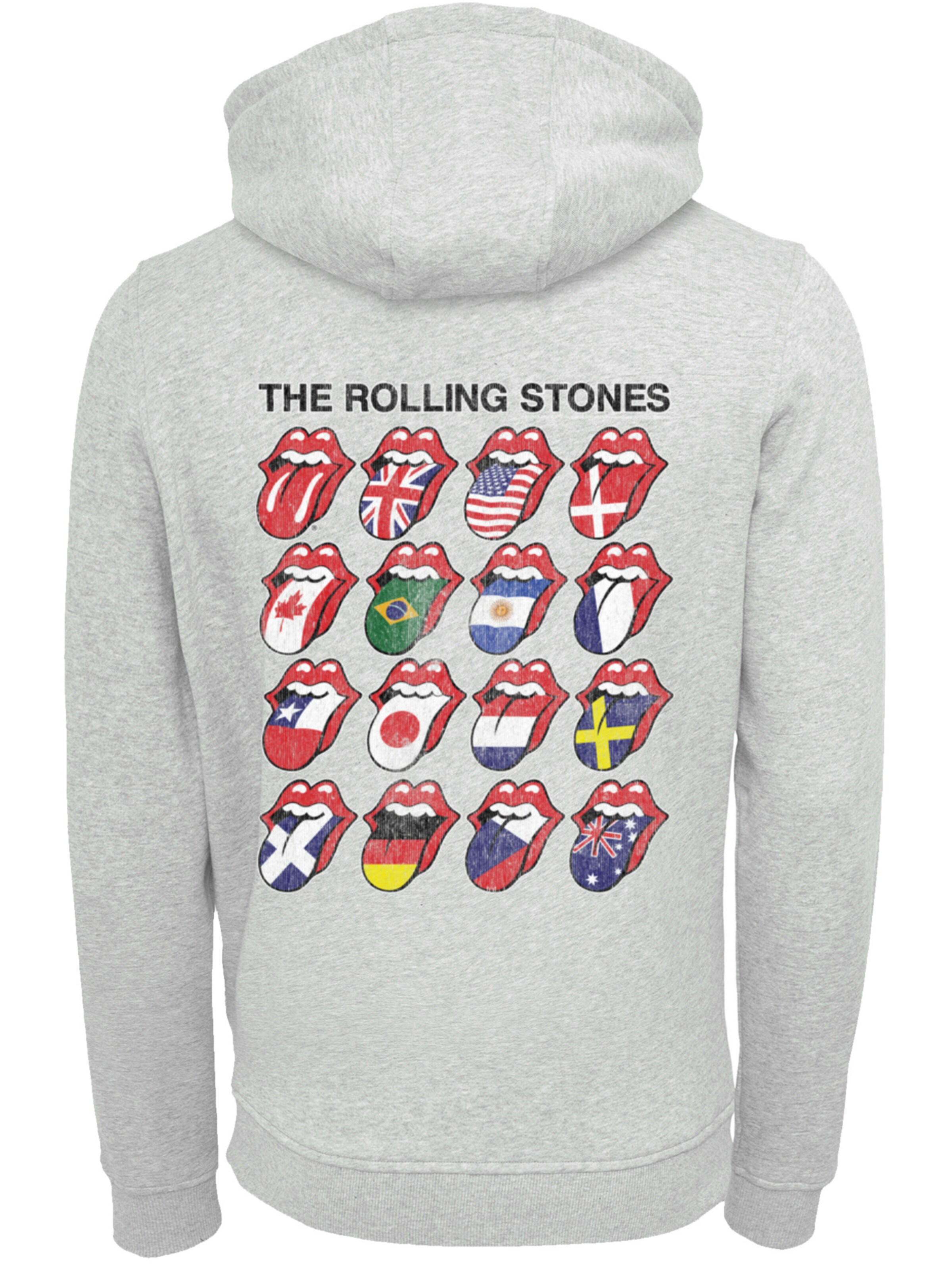 Sweat-shirt 'The Rolling Stones Voodoo Lounge Tongues' F4NT4STIC en gris