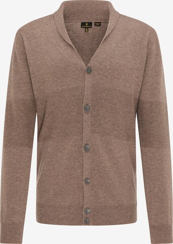 DreiMaster Klassik Knit Cardigan in Brown: front