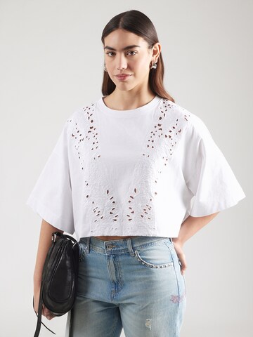 BOSS Koszulka 'C_Ephilas_2' w kolorze biały: przód