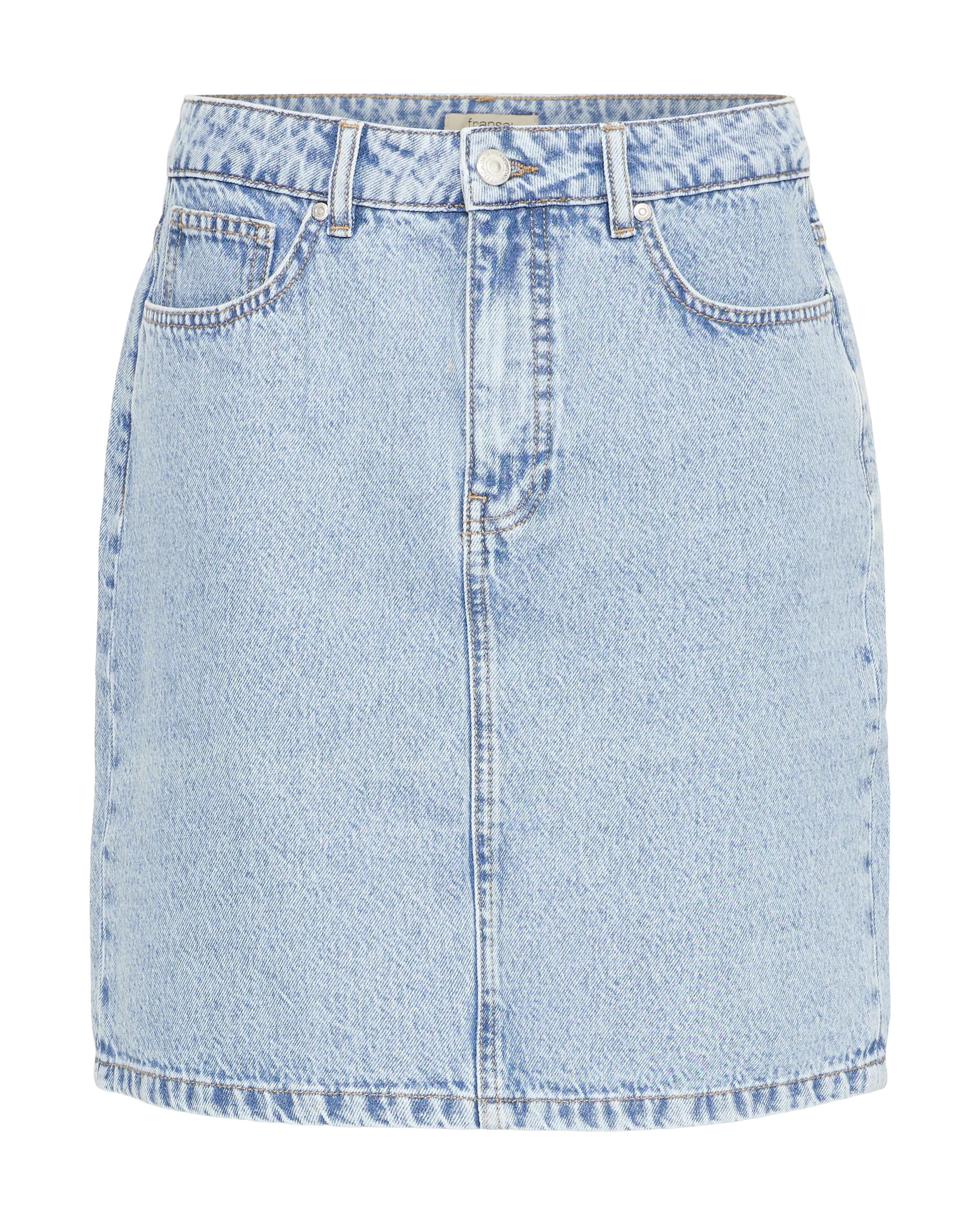 Fransa Rok 'FRPetula' in Blauw: voorkant