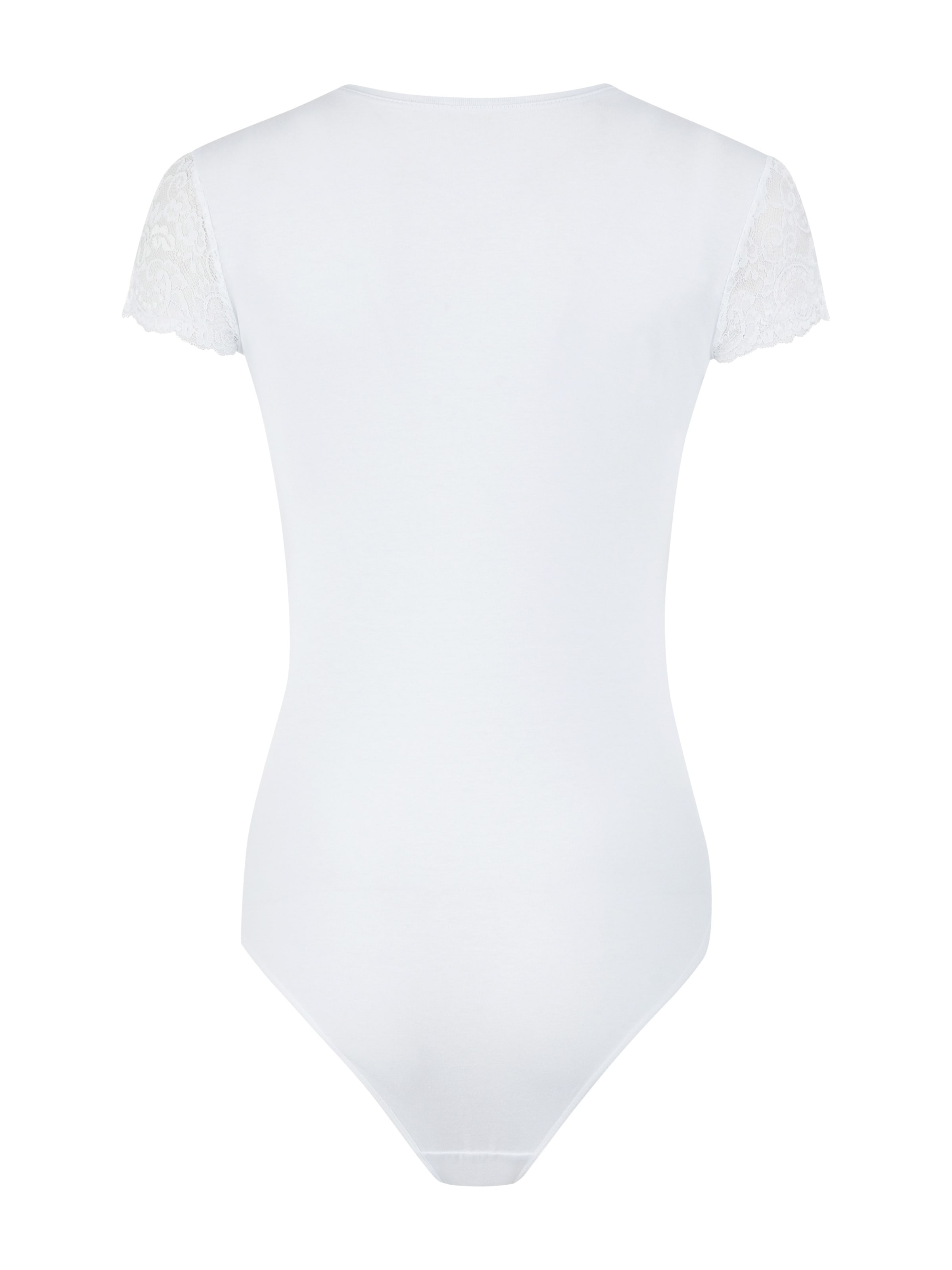 Evoni Shirt Bodysuit in White