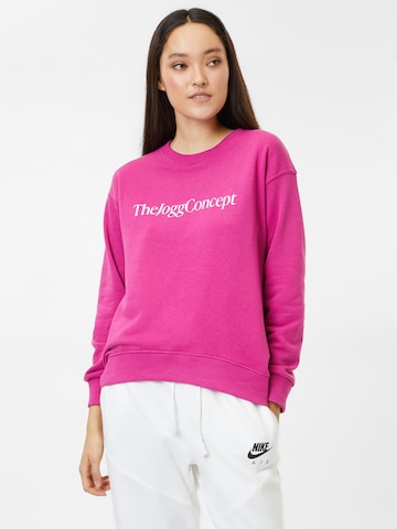 The Jogg Concept Sweatshirt 'SAFINE' i rosa: framsida