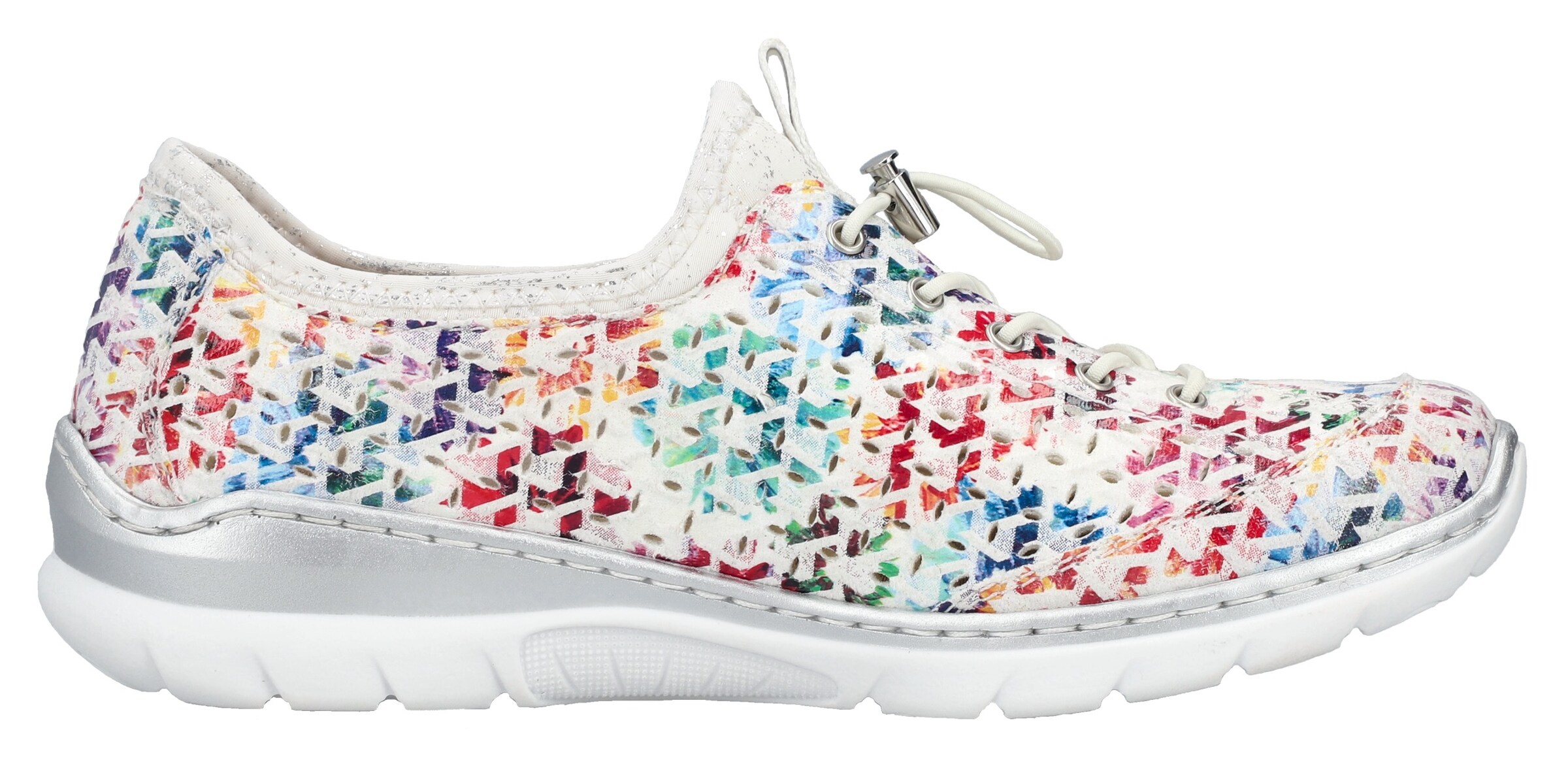 Baskets basses Rieker en blanc