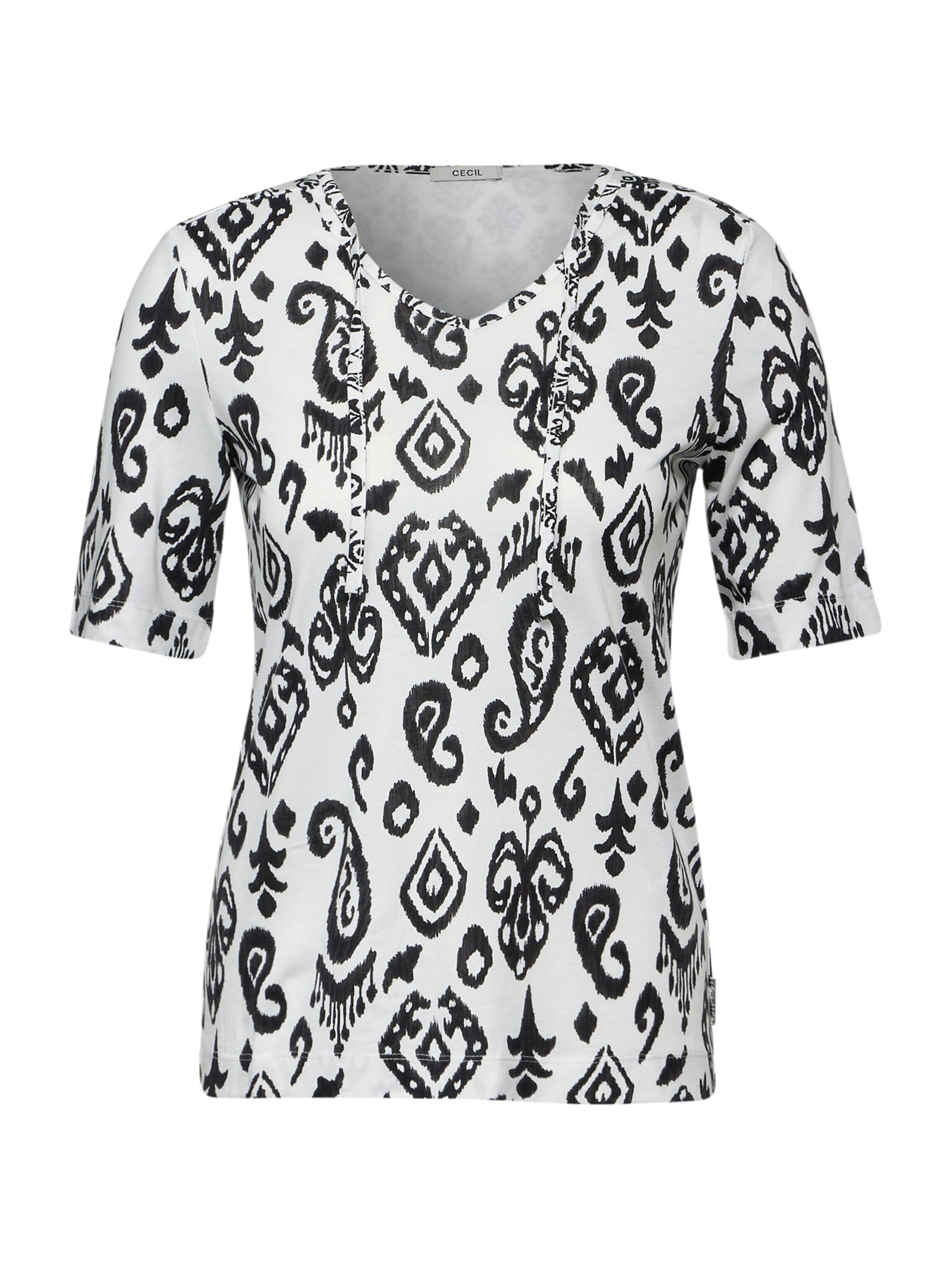 CECIL T-Shirt in Weiß: Vorderseite