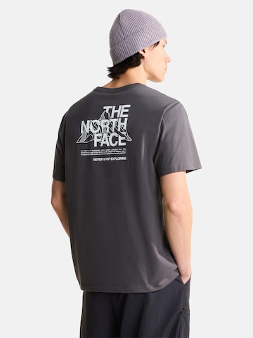 Maglietta 'M MOUNTAIN SKETCH SS TEE RELAXED' di THE NORTH FACE in nero